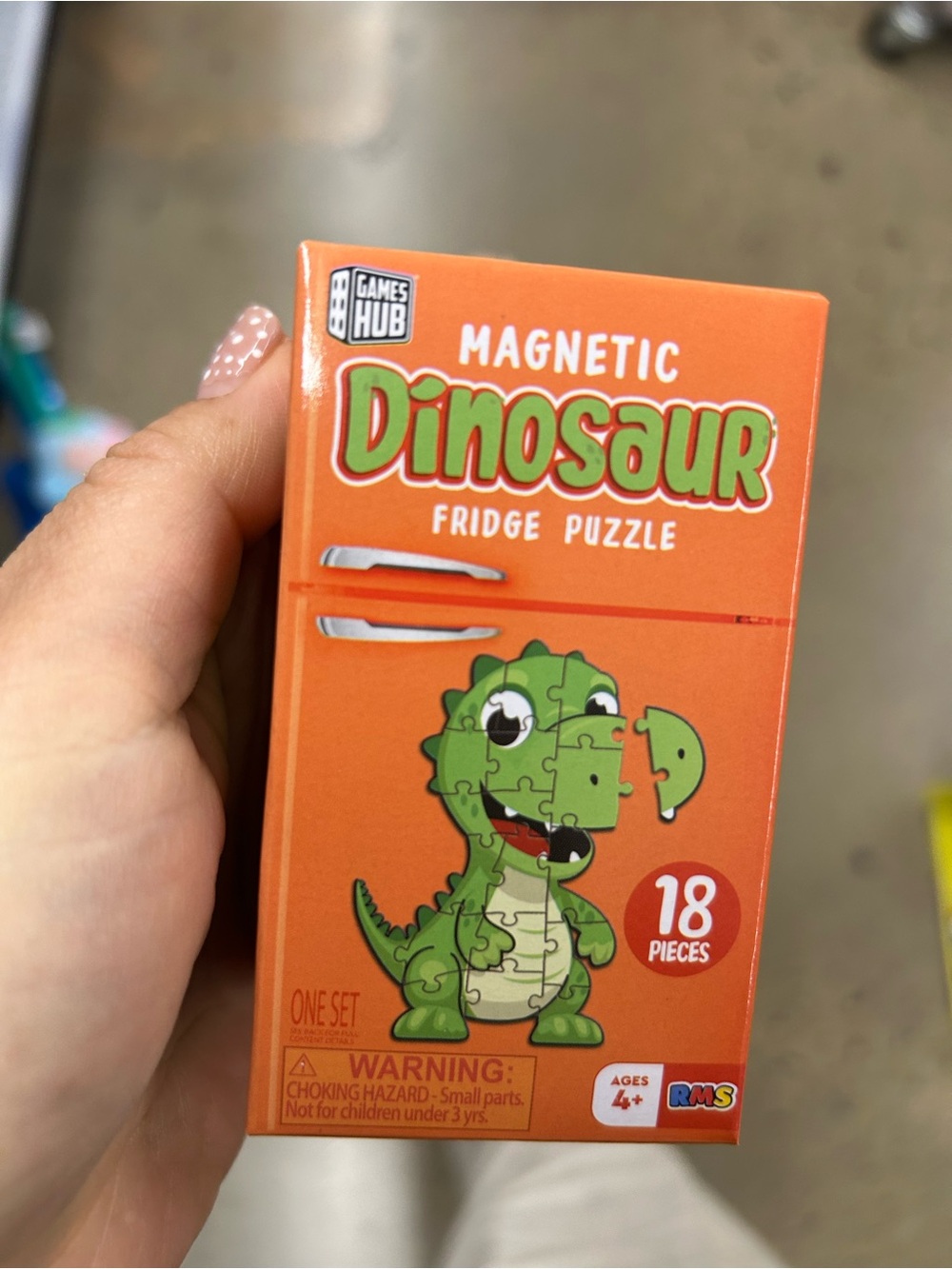 Magnetic Dinosaur Fridge Puzzle